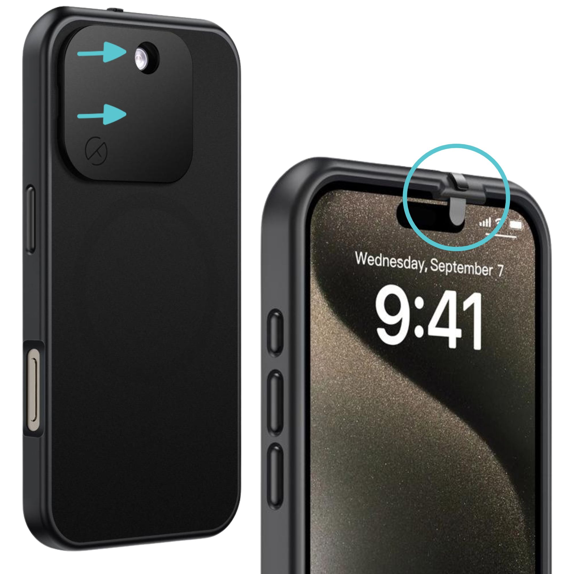 Étui de confidentialité pour iPhone 16 (Pro Max)