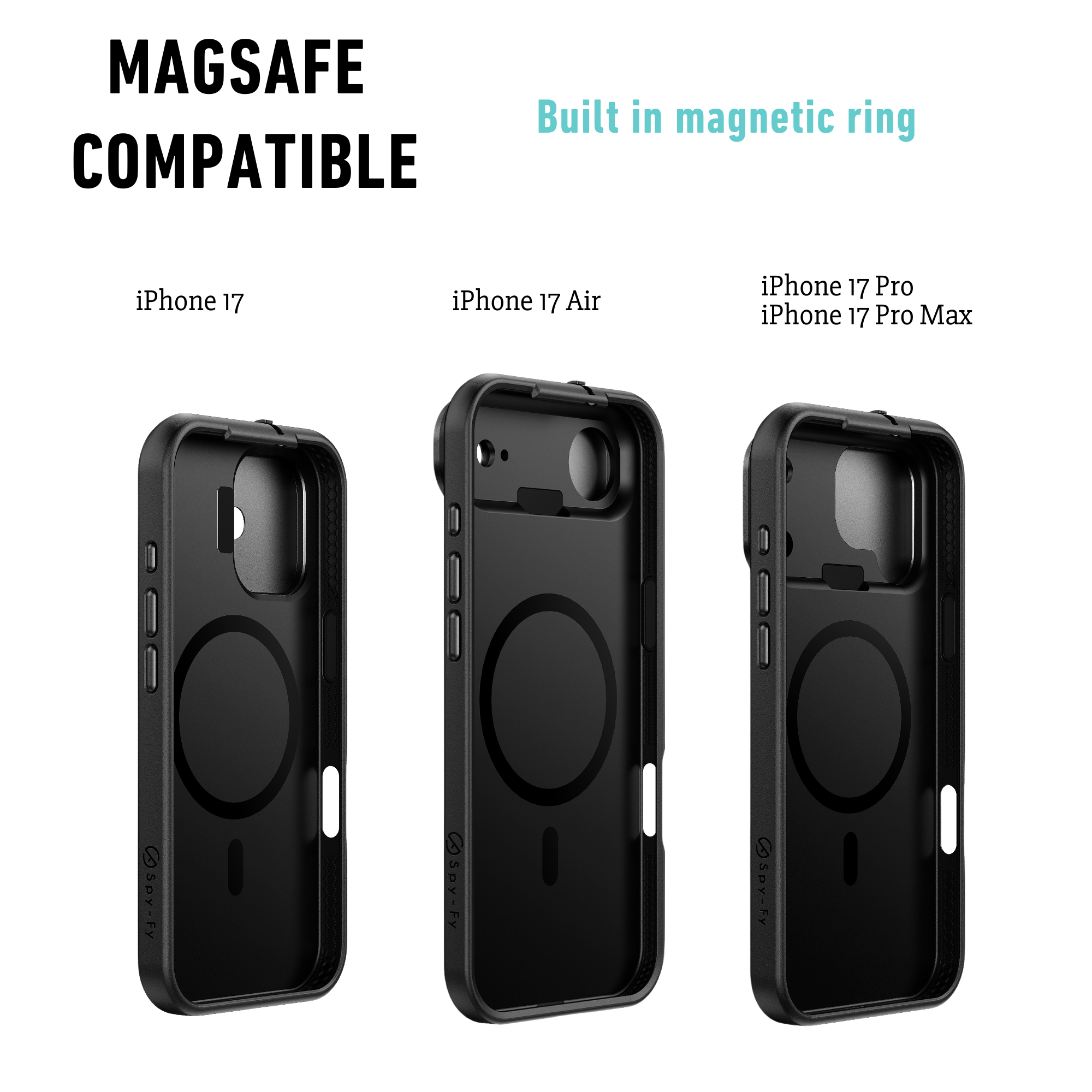 PRÉCOMMANDE - Coque de confidentialité pour iPhone 17, 17 Air, 17 Pro ou 17 Pro Max
