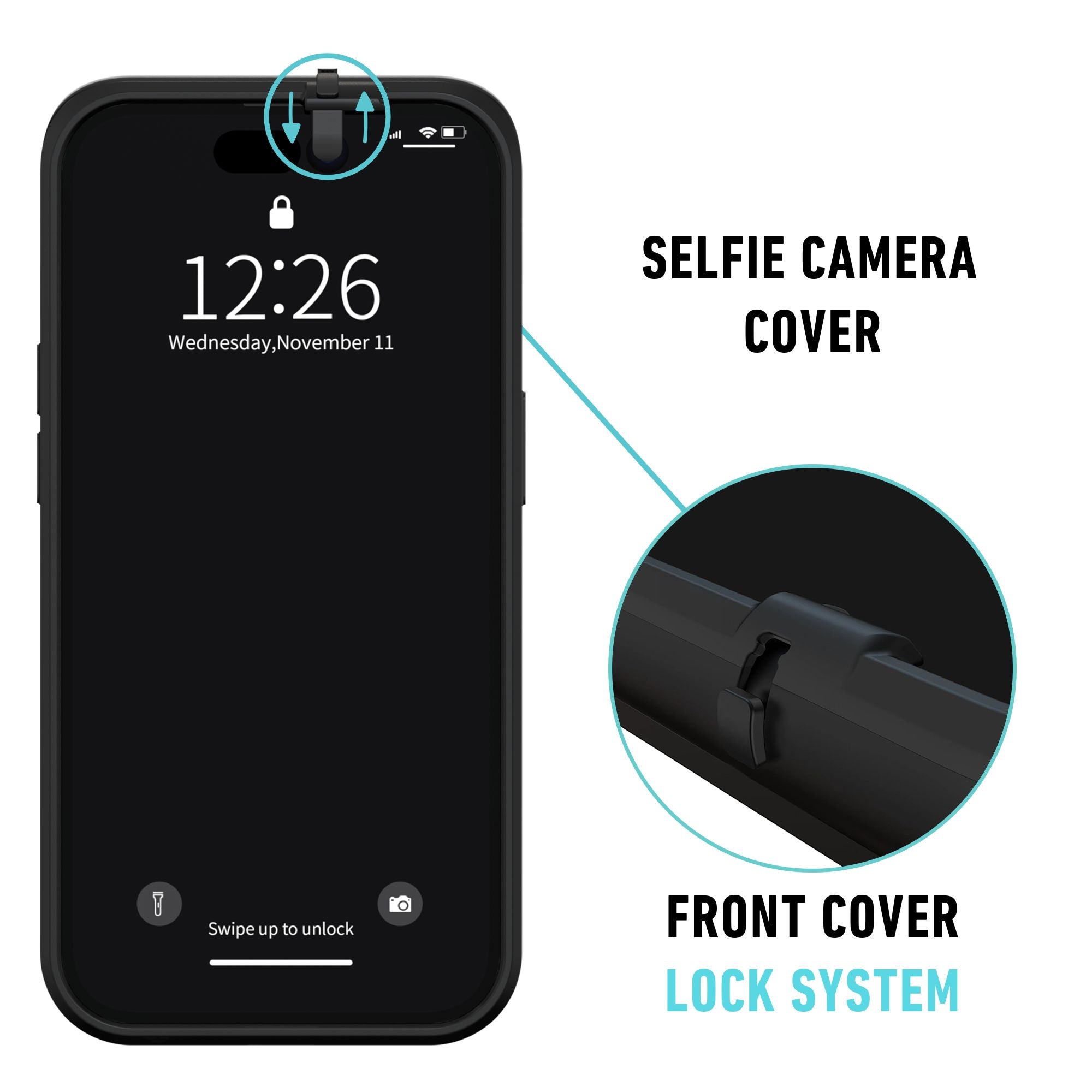 PRÉCOMMANDE - Coque de confidentialité pour iPhone 17, 17 Air, 17 Pro ou 17 Pro Max