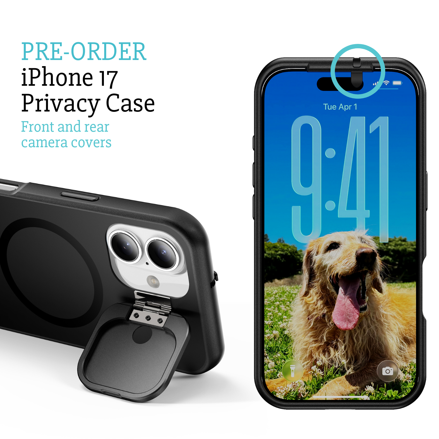 PRÉCOMMANDE - Coque de confidentialité pour iPhone 17, 17 Air, 17 Pro ou 17 Pro Max